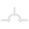 Ekena Millwork Ericson Architectural Grade PVC Gable Bracket, 60"W x 30"H x 2"D x 4"F, 12/12 Pitch GBP060X30X0204ERI00 - alternate 2